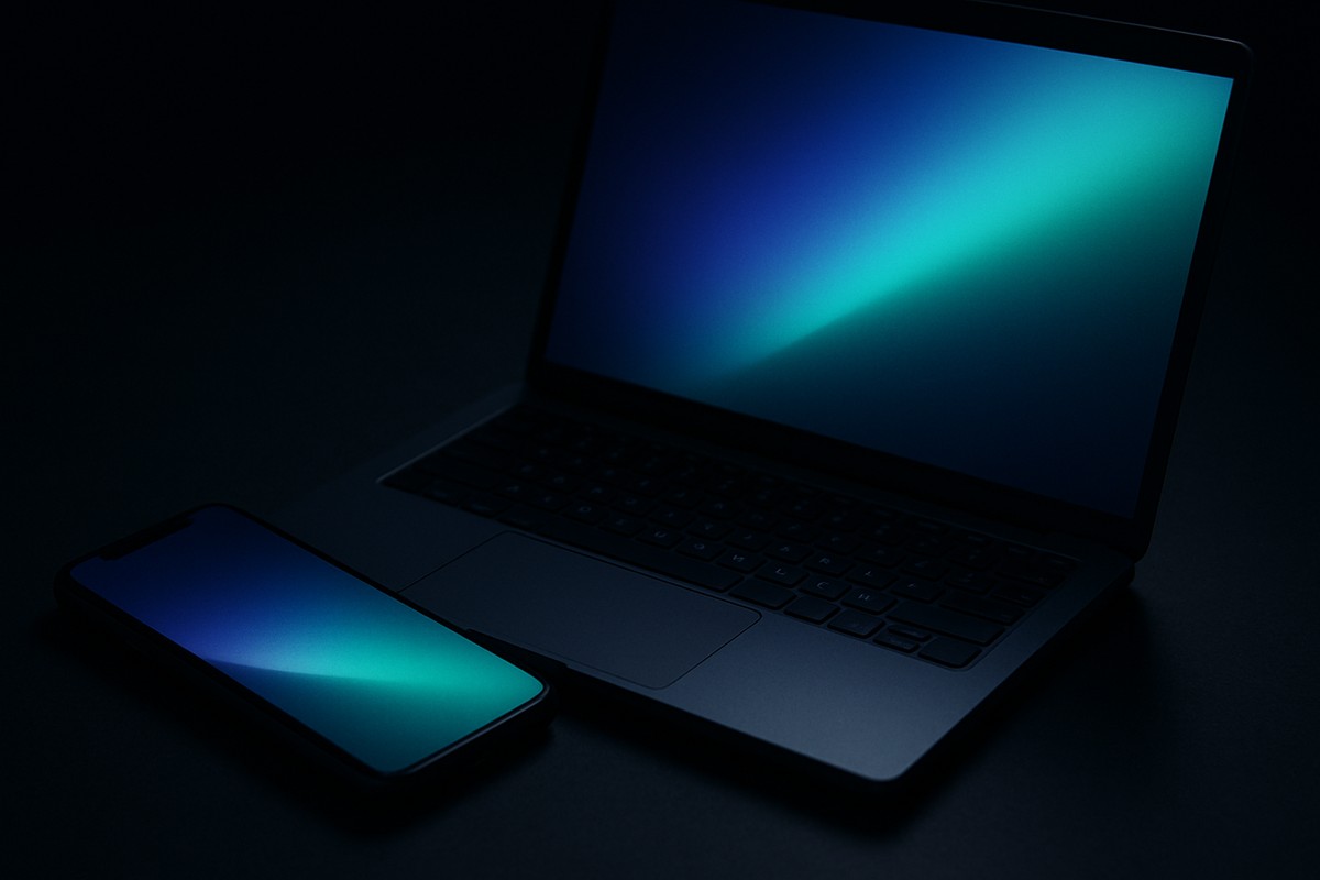 A smartphone and a laptop side by side, illustrating the question do you need an app or just a better website, by Built by Buit